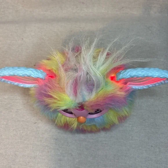 Furby Interactive Electronic Plush Toy Rainbow Tie Dye 2023 Tested Works - Picture 4 of 5
